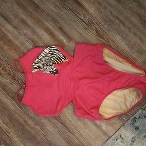 Old navy girls cut out swim suit